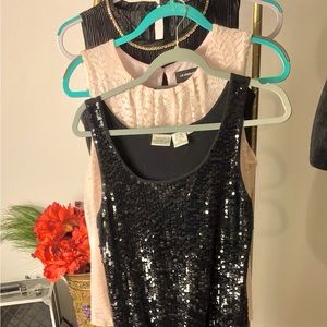 Sleeveles dressy top bundle black medium